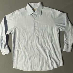 Tommy Bahama Shirt Mens‎ Large Blue Striped Button Up Long Sleeve NWOT